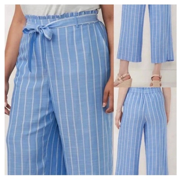 LC Lauren Conrad Pants - NWT Lauren Conrad Blue Striped Women's Pants